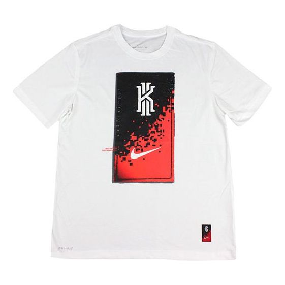 Nike 2019Kyrie Kyrie Irving Basketball Short Sleeve White AJ9695-100