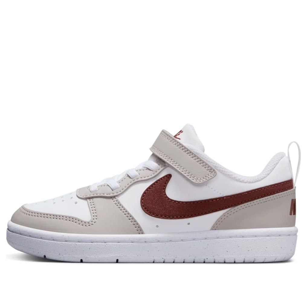 (PS) Nike Court Borough Recraft 'White Light Iron Ore Dark Pony' FZ4522-100