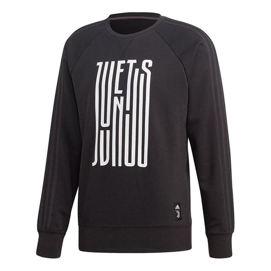 adidas Soccer/Football Sports Round Neck Pullover Black FR4218