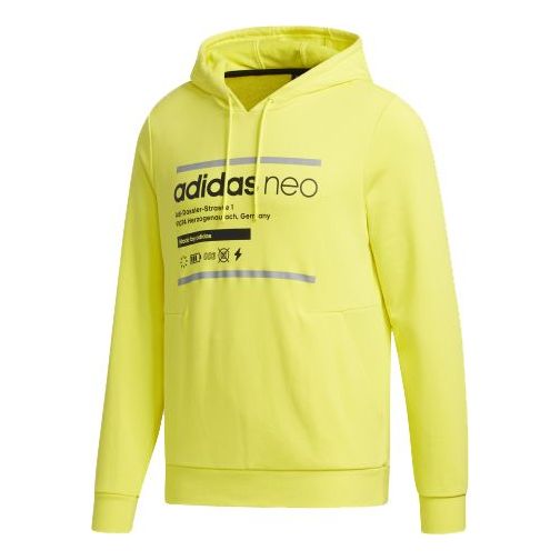 adidas neo Series Casual Sports Pullover Yellow FN6454