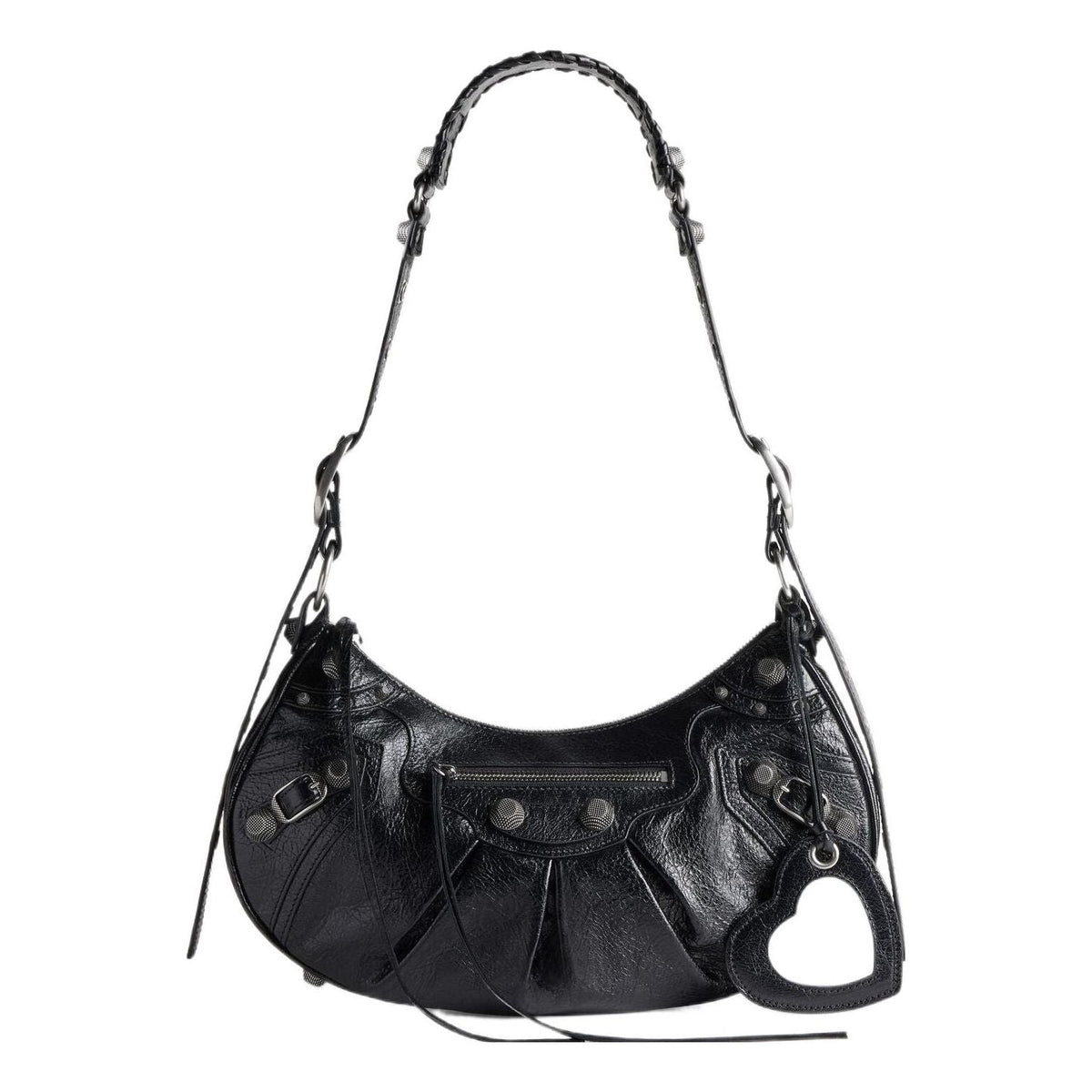 (WMNS) Balenciaga Le Cagole Small Shoulder Bag 'Black' 6713071VG9Y1000
