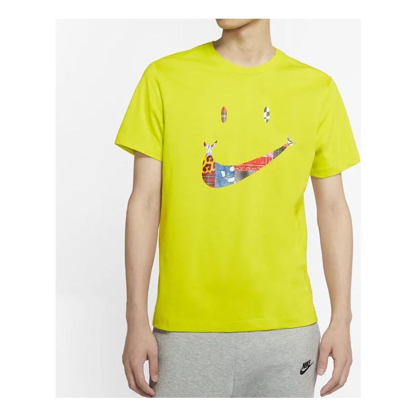 Nike Have A Nike Day Summer2 Smiling Face Short Sleeve Green CW7392-320