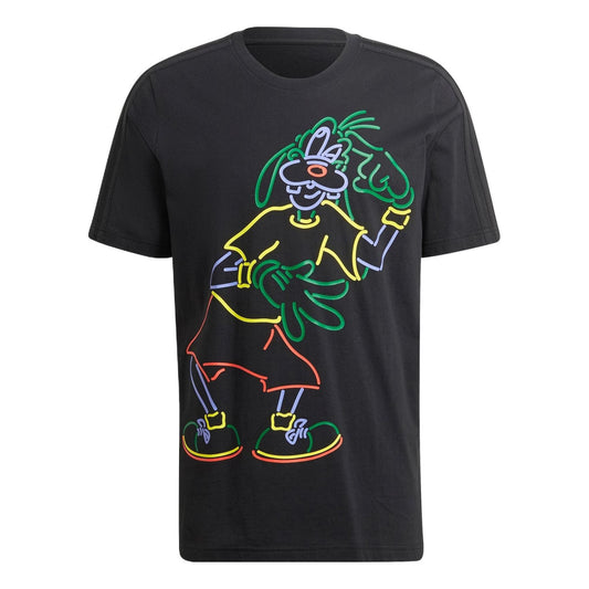 adidas originals x Disney Crossover Cartoon Printing Casual Breathable Sports Short Sleeve Black HC0645