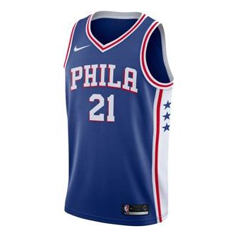 Nike NBA Jersey Basketball Jersey/Vest SW Fan Edition Philadelphia 76ers 21 Team limited Blue 864501-497