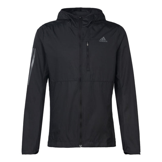 adidas OWN THE RUN JKT Running Sports Jacket Coat Male Black FL6964