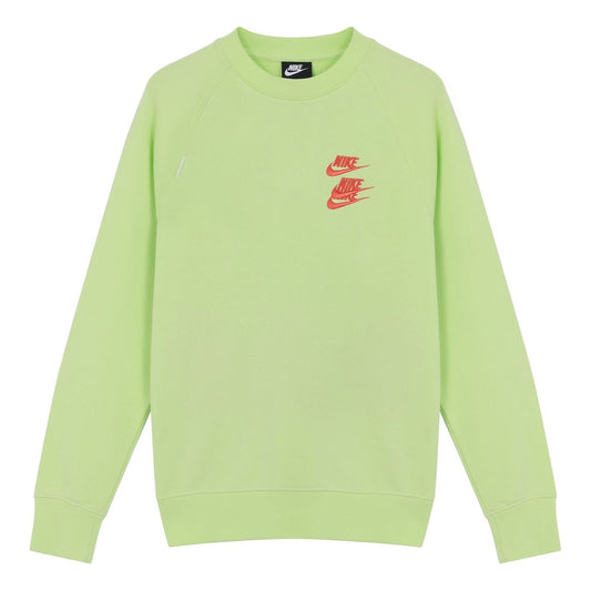 Men's Nike Embroidered Logo Round Neck Pullover Green DD0883-383