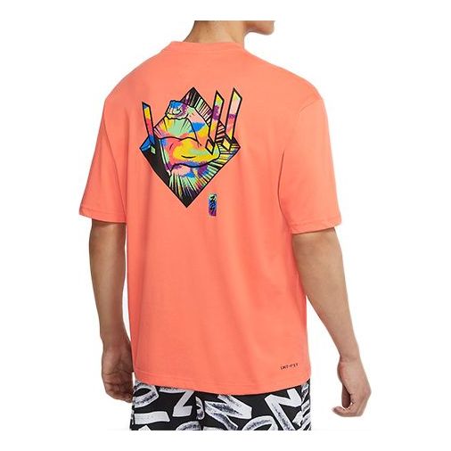 Nike AS Men's J ZION DF SS Tee TURF Orange DH0593-842