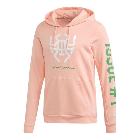 Men's adidas Donovan Mitchell Alphabet Pattern Printing Basketball Sports Bright Pink FR9638