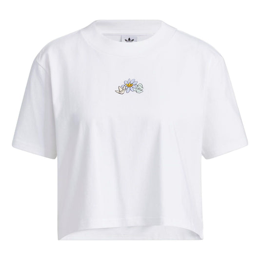 (WMNS) adidas Summer T-Shirt Asia Sizing 'White' IK8642
