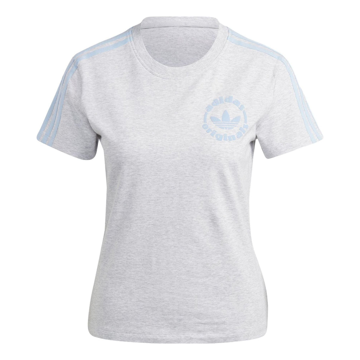 (WMNS) adidas originals Graphic T-Shirt 'Light hemp gray' IC7981