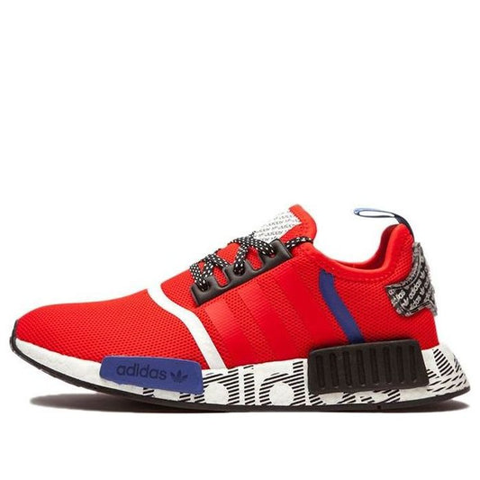 (GS) adidas NMD_R1 J 'Active Red Black' FV5330