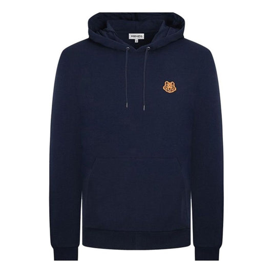 Men's KENZO FW20 Tiger Head Embroidered Sports Navy Blue FA65SW3604MD-76