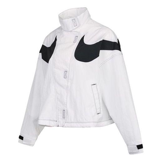 (WMNS) Nike Rpl Swsh Wvn Gx JKT Jacket Stand-up Collar Jacket White DD5585-100