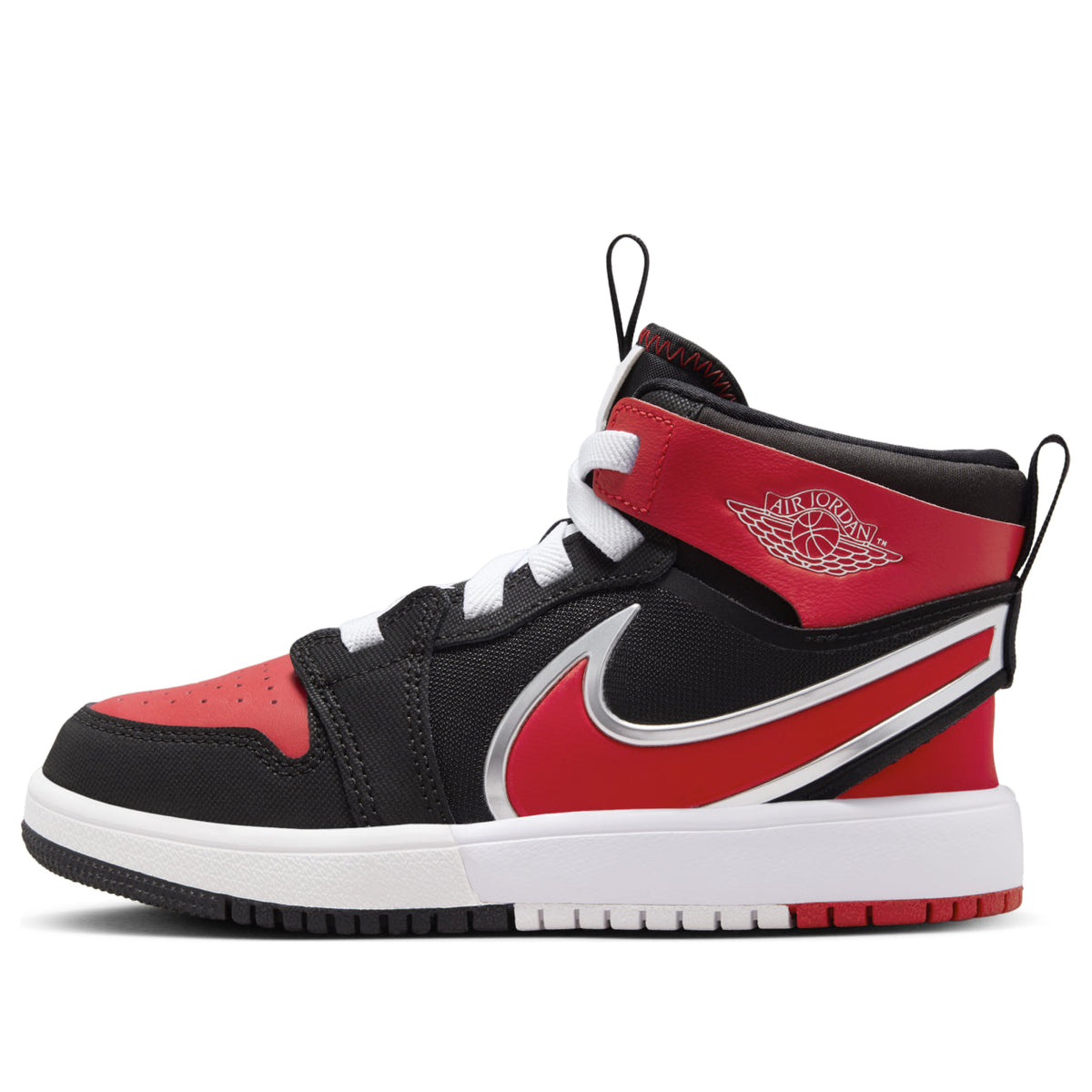 (PS) Air Jordan 1 Mid RM EasyOn 'Black White University Red' FQ1282-006