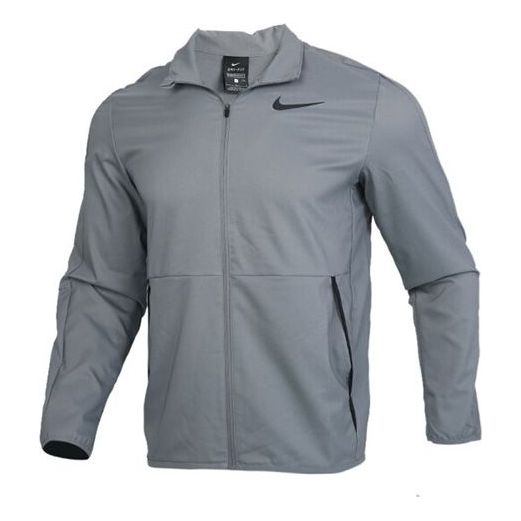 Nike Dri-FIT Casual SportsJacket Men Grey Black CU4954-084