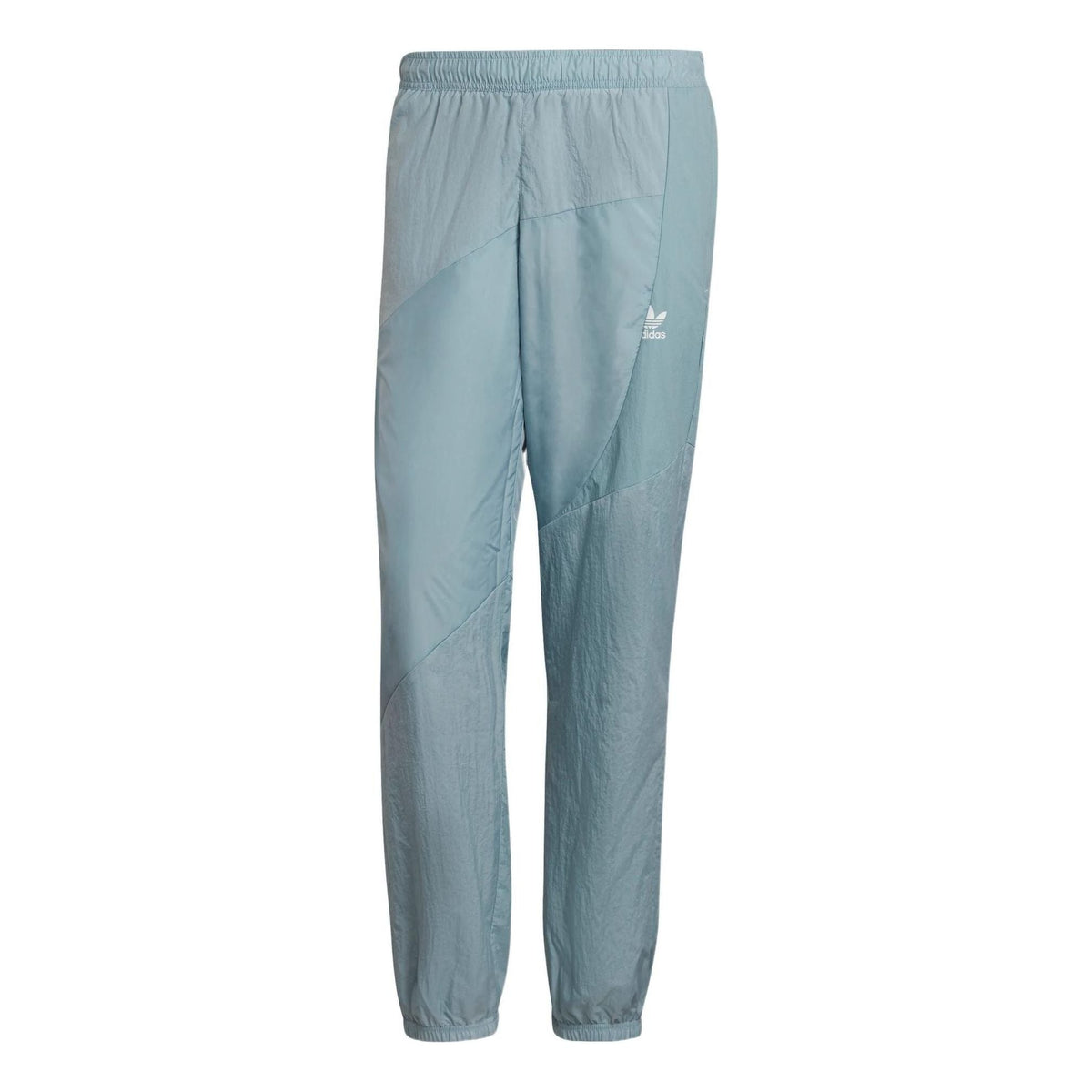 Men's adidas originals Casual Splicing Solid Color Sports Pants/Trousers/Joggers Cyan HC4513