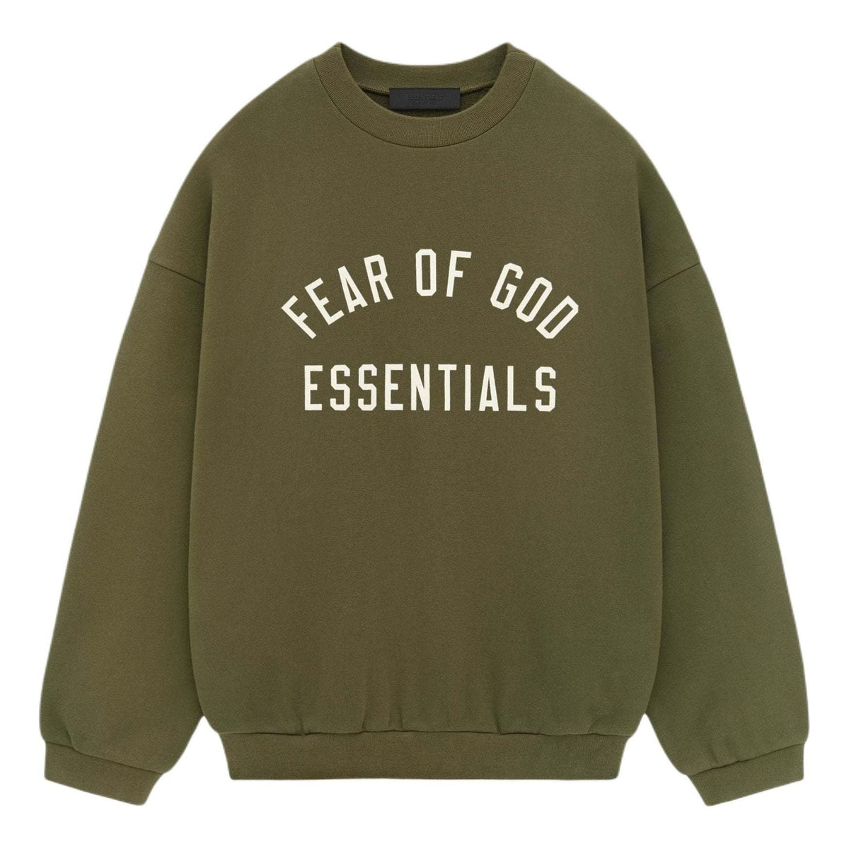 Fear of God Essentials Fleece Crewneck 'Military' 192BT246265F