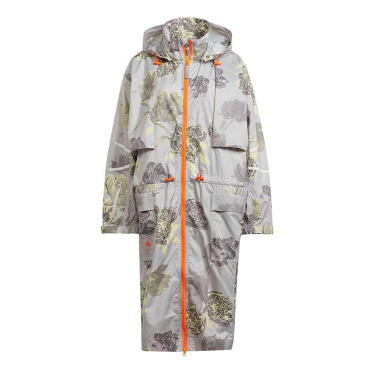 (WMNS) adidas By Stella McCartney Sportswear Long Parka Asia Sizing 'Grey Orange' IN3635