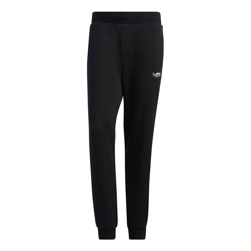 adidas neo M Artist Pant Bundle Feet ribbed Sports Pants Black GL8079