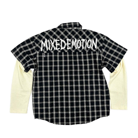 Mixed Emotions Black Dreams Flannel Shirt