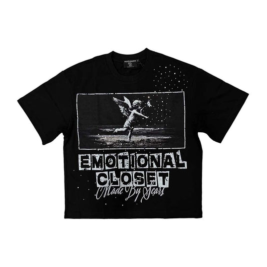 Mixed Emotions Black Scar Tee