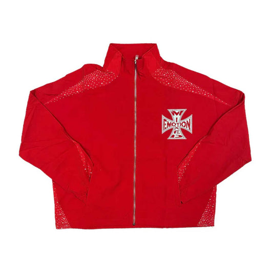 Mixed Emotions Classic Nylon Jacket Red