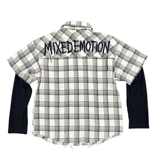 Mixed Emotions Cream Dreams Flannel Shirt