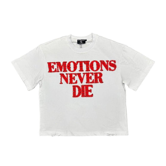 Mixed Emotions End Tee White Red