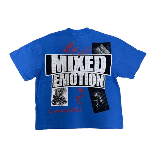 Mixed Emotions Lost Identity Blue Tee