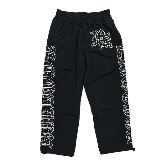 Mixed Emotions Rhinestone Nylon Pants