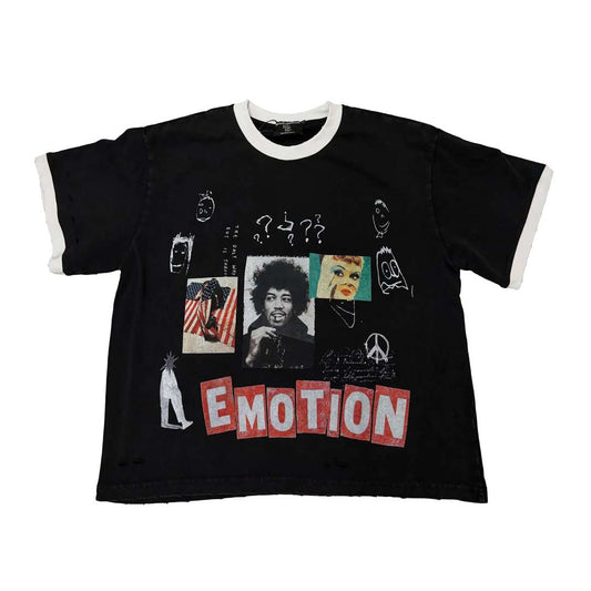 Mixed Emotions Static Black Tee