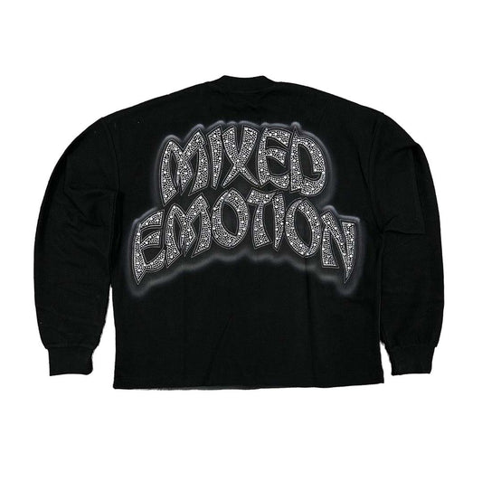 Mixed Emotions Sunrise Thermal Long Sleeve Tee Black