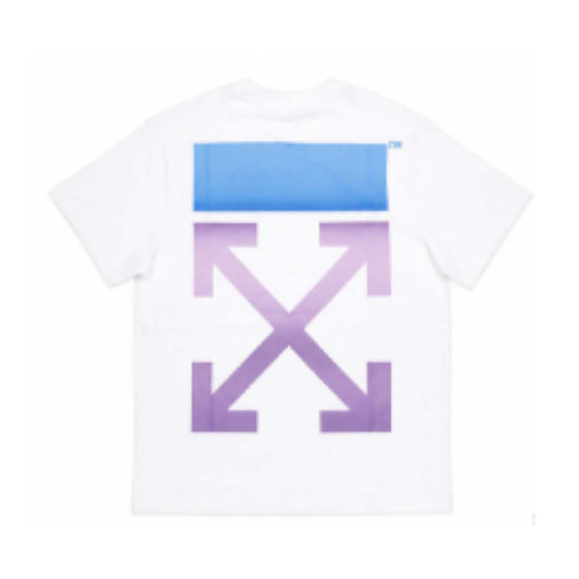 OFF-WHITE Multi Arrow White Purple Blue Tee