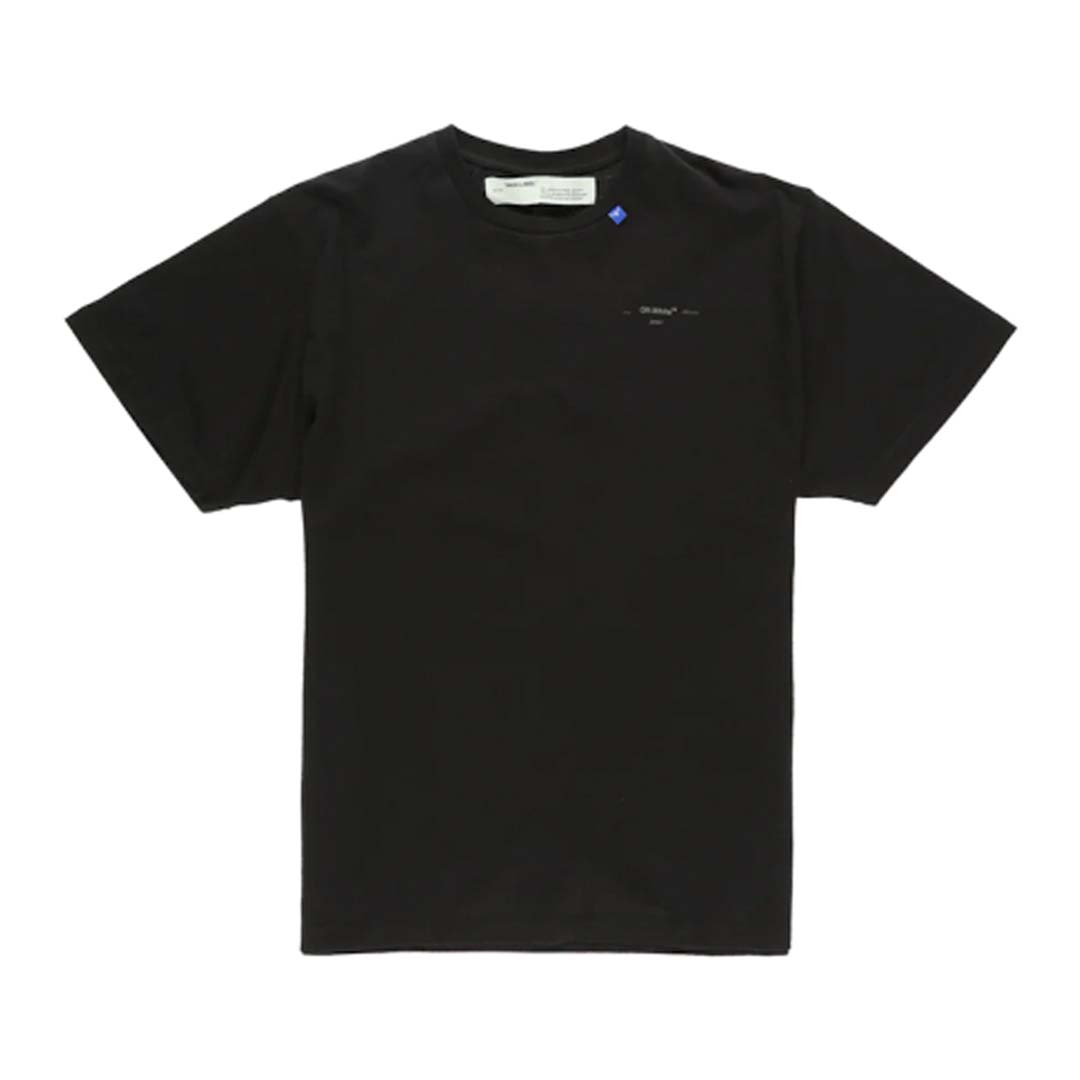 Off-White Oversized Fit Backbone Tee 'Black/White'