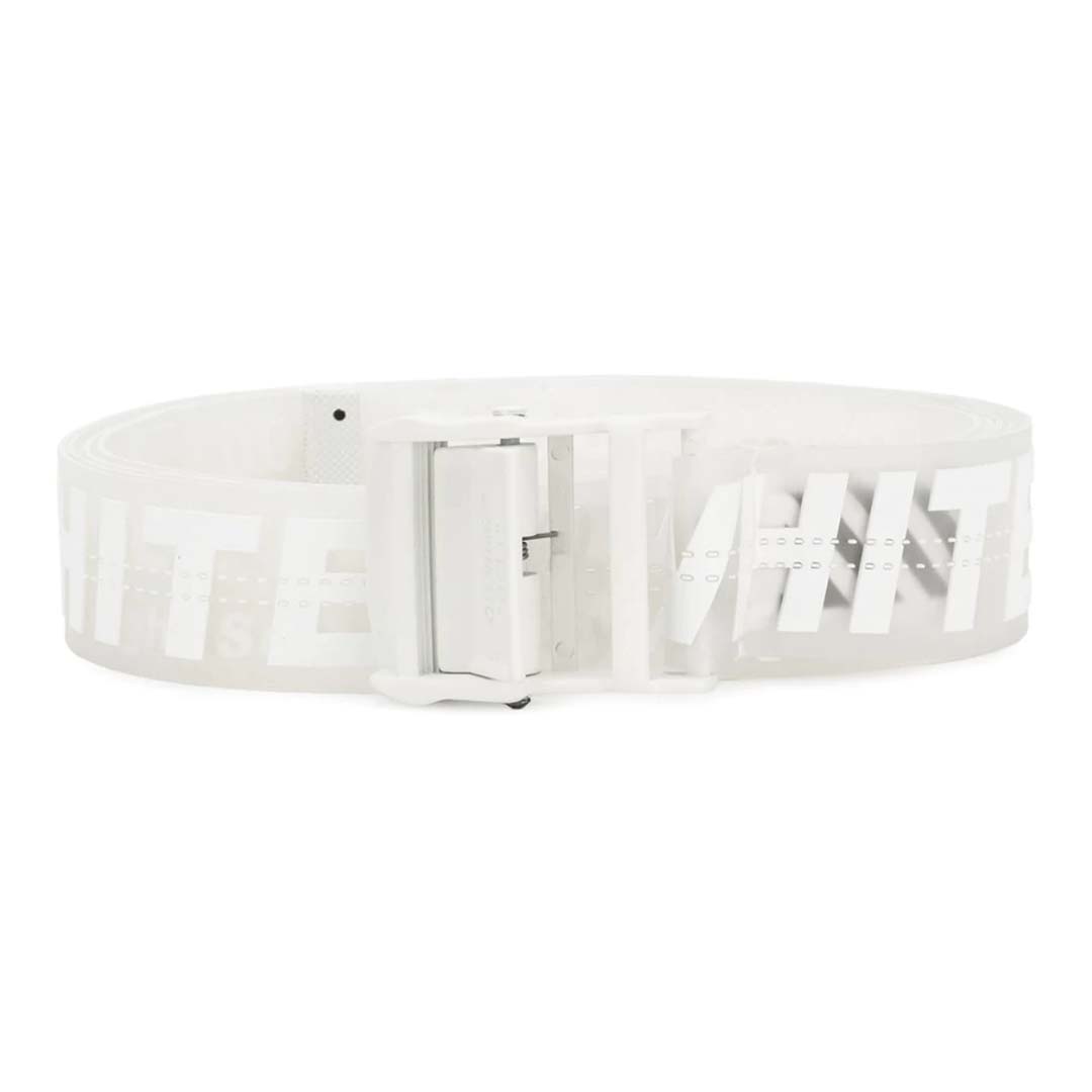 Off-White Rubber Belt Transparent White