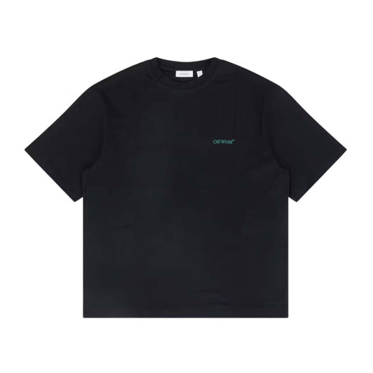 Off White Tape Arrow Black Mint Tee