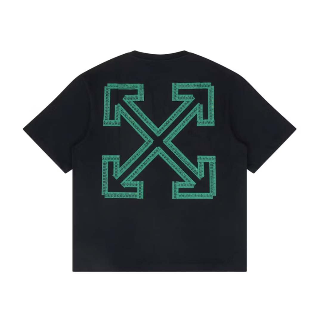 Off White Tape Arrow Black Mint Tee