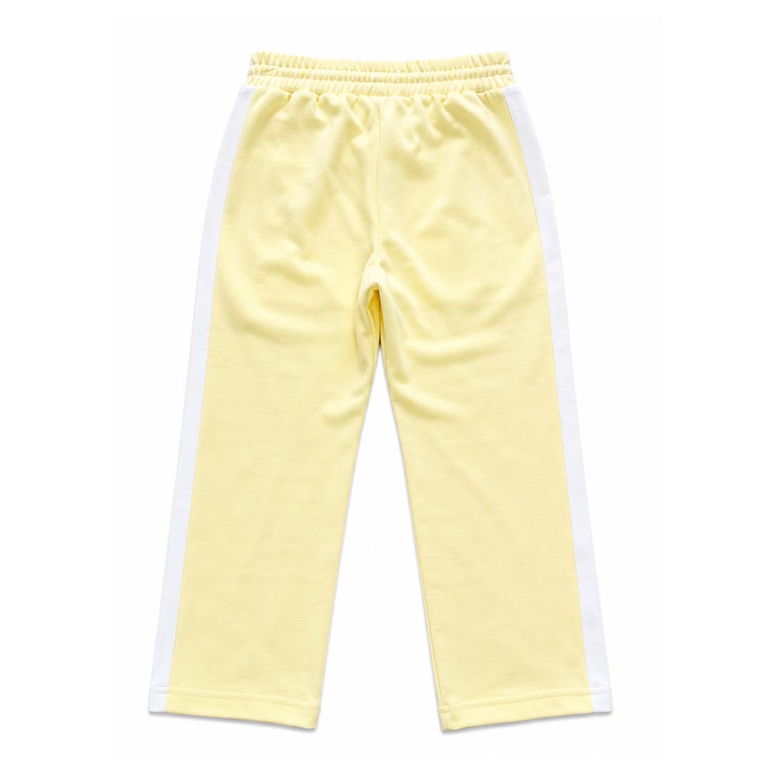 Palm Angels KIDS Classic Logo Track Pants Yellow Navy