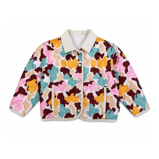 Palm Angels KIDS Husky Camo Jacket AOP Pink Blue Orange