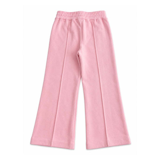 Palm Angels KIDS Pullout Zipper Pants Pink Yellow
