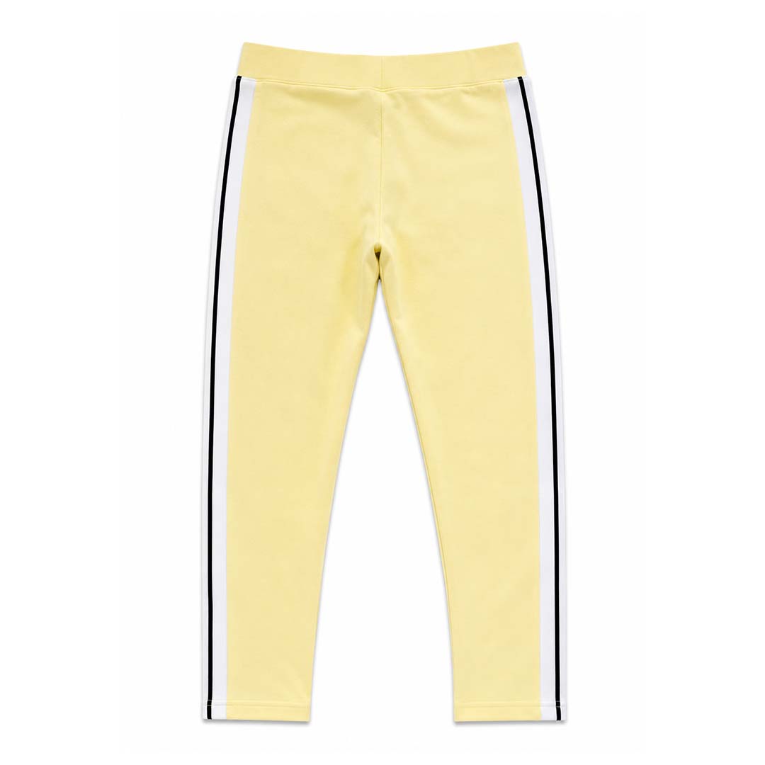 Palm Angels KIDS Track Leggings Yellow Navy Blue