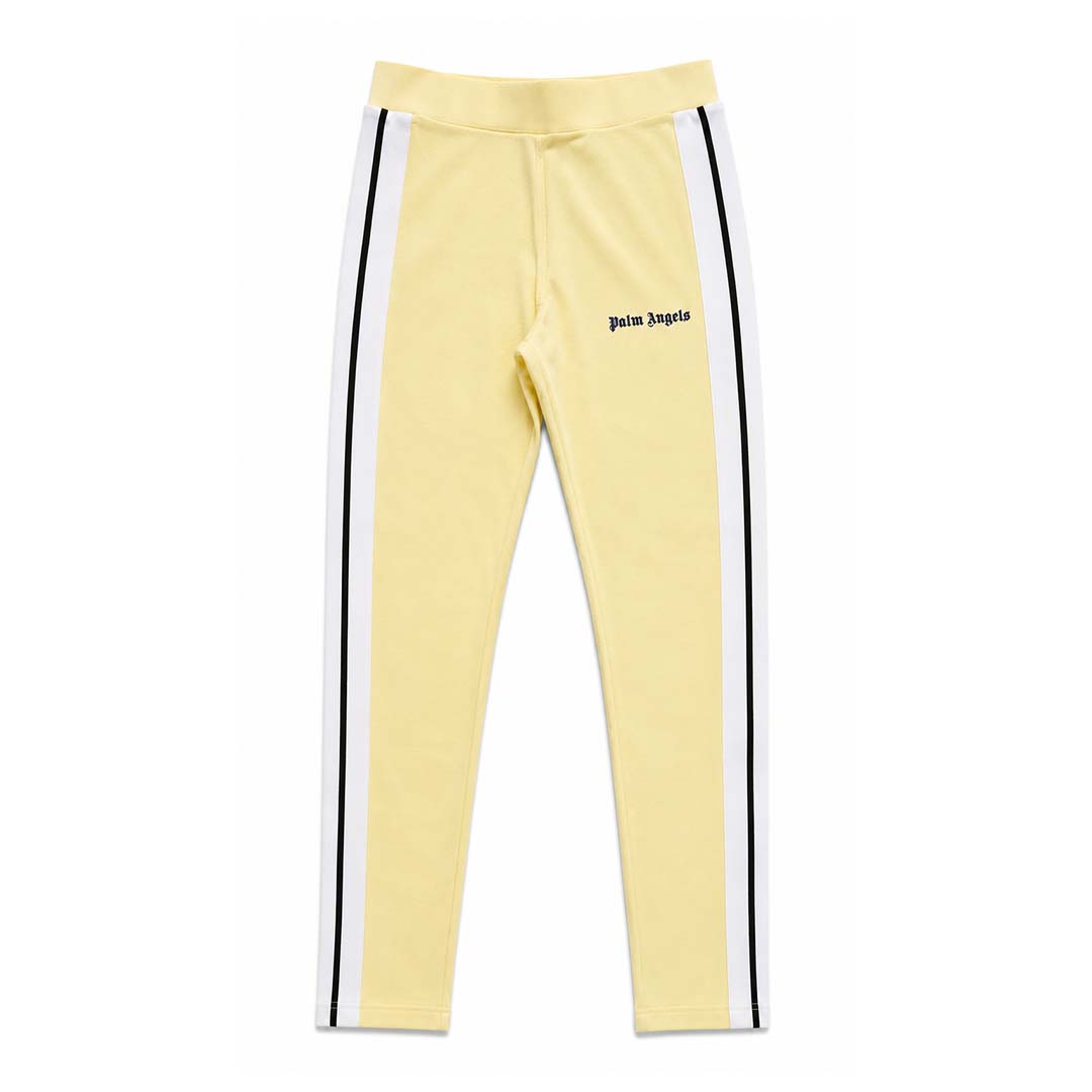Palm Angels KIDS Track Leggings Yellow Navy Blue