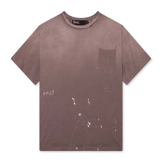 Paly Hollywood Bead Faded Brown Tee