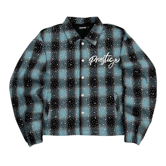 Prestige Prime Flannel Jacket Aqua Light Blue