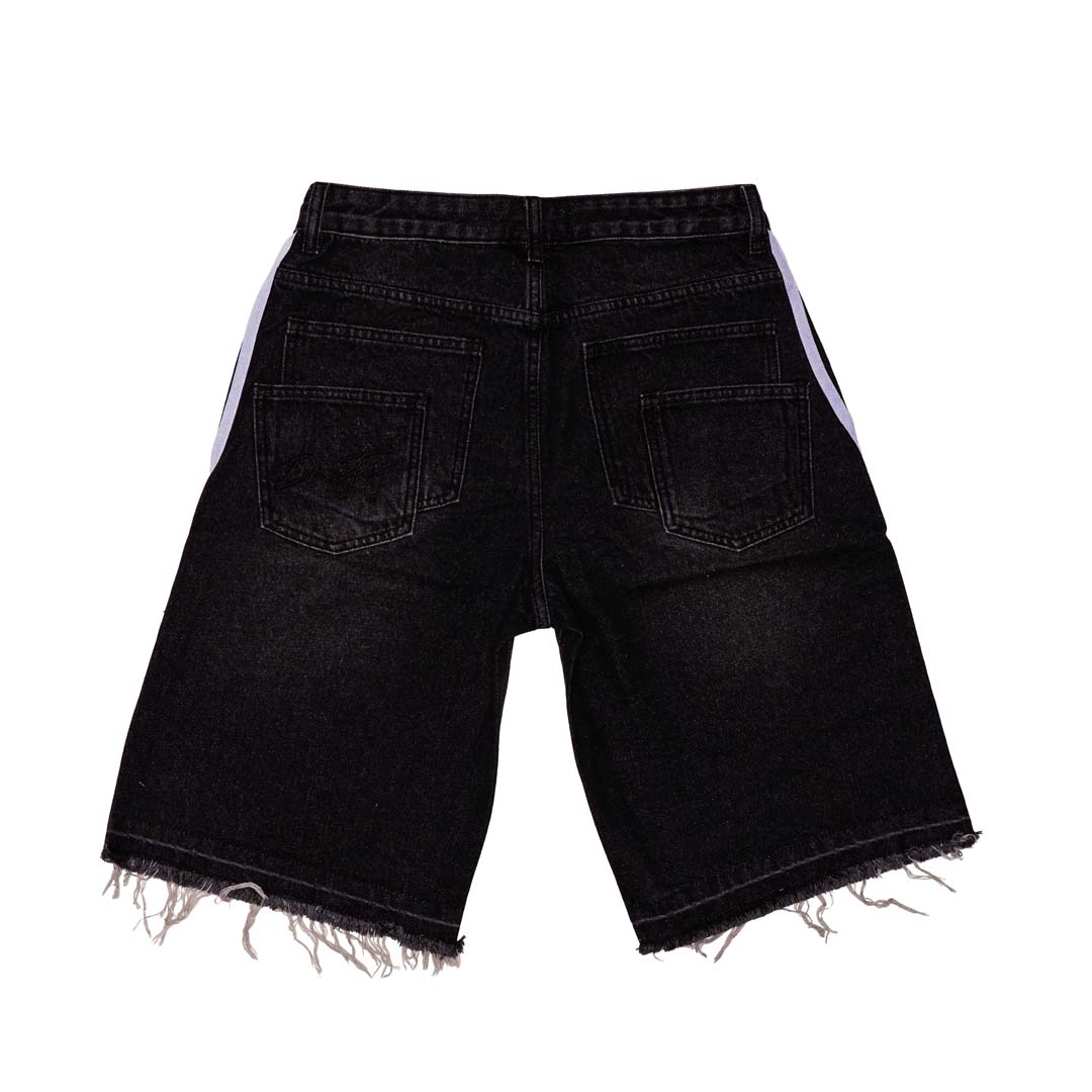Prestige Taped Jean Shorts Black