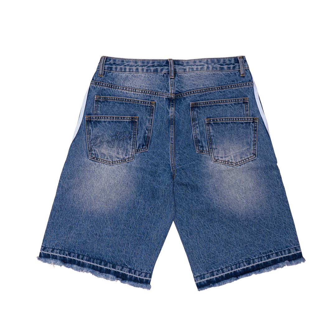 Prestige Taped Jean Shorts Light Blue