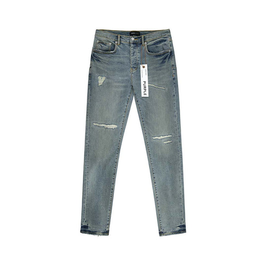 Purple Denim Light Blue Vintage Jeans