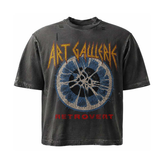 Retrovert Art Gallerie Tee Grey