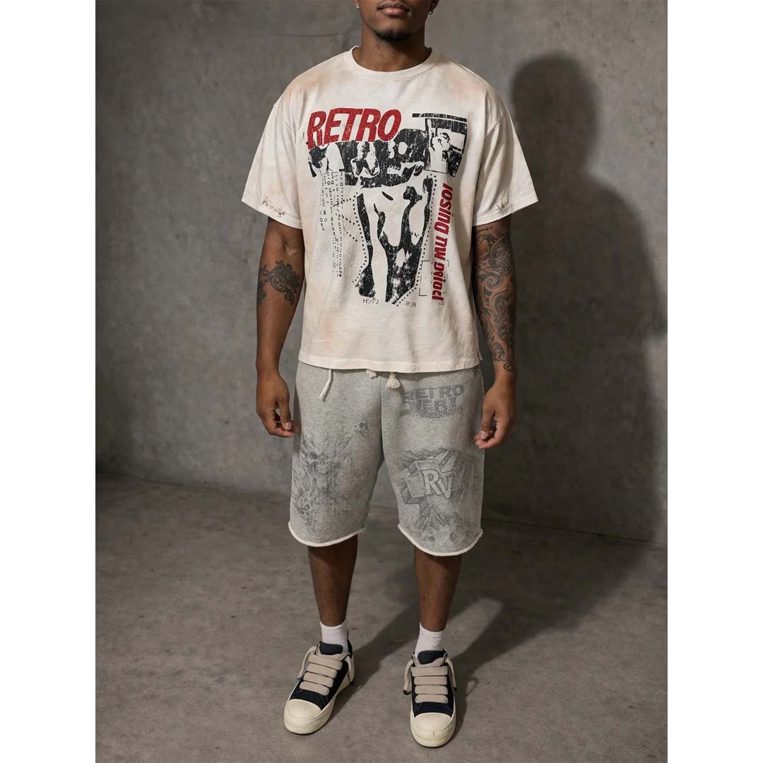 Retrovert Bone Crusher Tee White