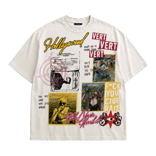 Retrovert Hollywood Vert Tee White